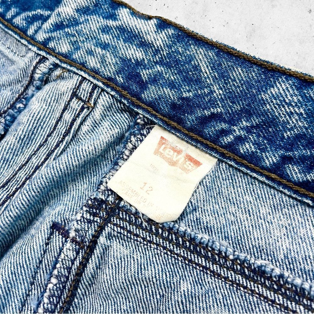 Vtg 80s Levi's 900 Series Acid Wash Jeans, High Rise Mom, Zip Ankle Grey Tag 26 - Picture 8 of 12